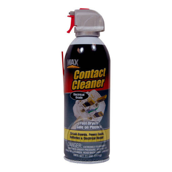collection of cleaners and lubricants