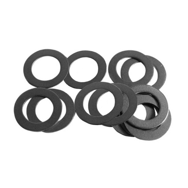 collection of hardware washers