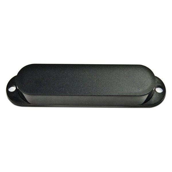 Stratocaster/Mustang Pickup No Hole Cover Black