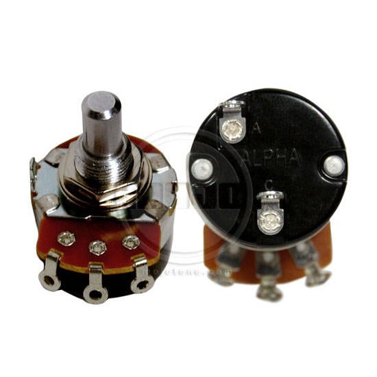 1MA Alpha Potentiometer w/ On / Off Switch for Tweed Champ 1MA Alpha Potentiometer w/ On / Off Switch for Tweed Champ